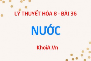 Tính chất vật lý, Tính chất hóa học và Thành phần hóa học của Nước H2O - Hóa 8 bài 36
